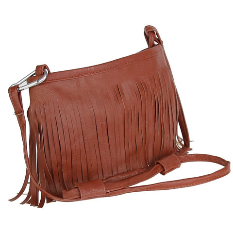 PU Leather Satchel Shoulder Handbag
