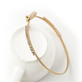 3 Leaves Gold Plated Stretch Bracelets