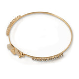 3 Leaves Gold Plated Stretch Bracelets