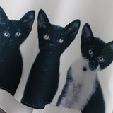Cats Printed Pullover Shirts Long Sleeve