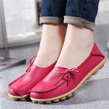 PU Leather Women Flats Moccasins Loafers