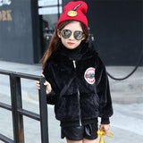 Rabbit Fur Girl Jacket