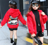 Rabbit Fur Girl Jacket