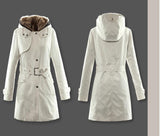 New Women Winter Warm Hooded Slim Down Jacket