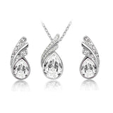 Austrian Crystal Gold Plated Bridal Wedding Jewelry Sets