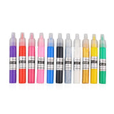 12 Colors 3D Finger Nail Paint Pen UV Gel Acrylic Nail Art Polish Set