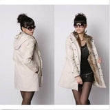 New Women Winter Warm Hooded Slim Down Jacket